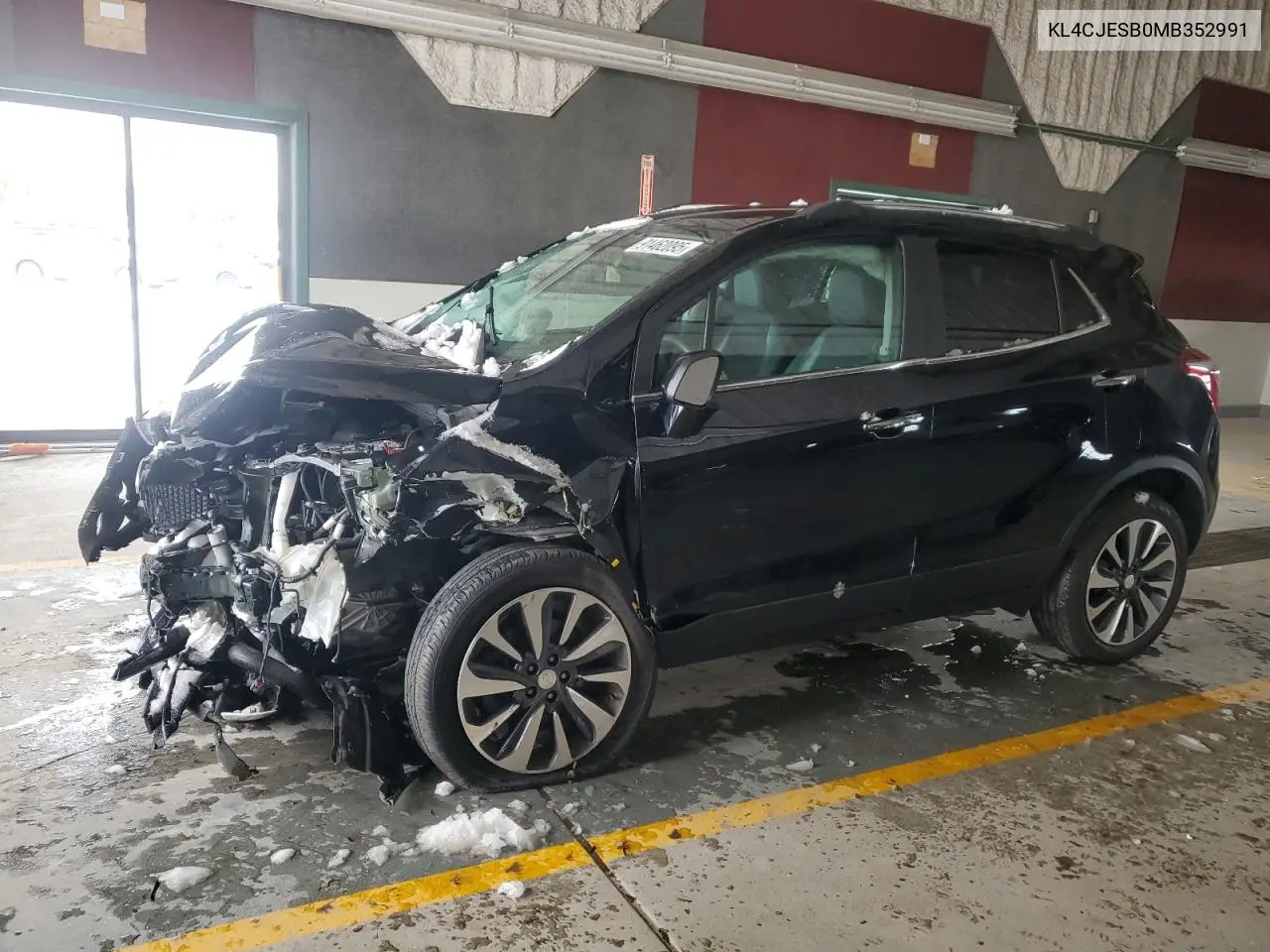 2021 Buick Encore Preferred VIN: KL4CJESB0MB352991 Lot: 91462095