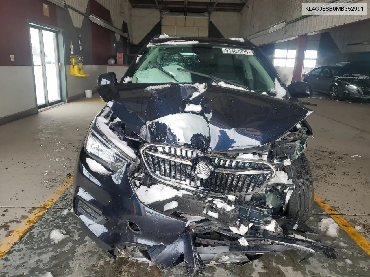 2021 Buick Encore Preferred VIN: KL4CJESB0MB352991 Lot: 91462095