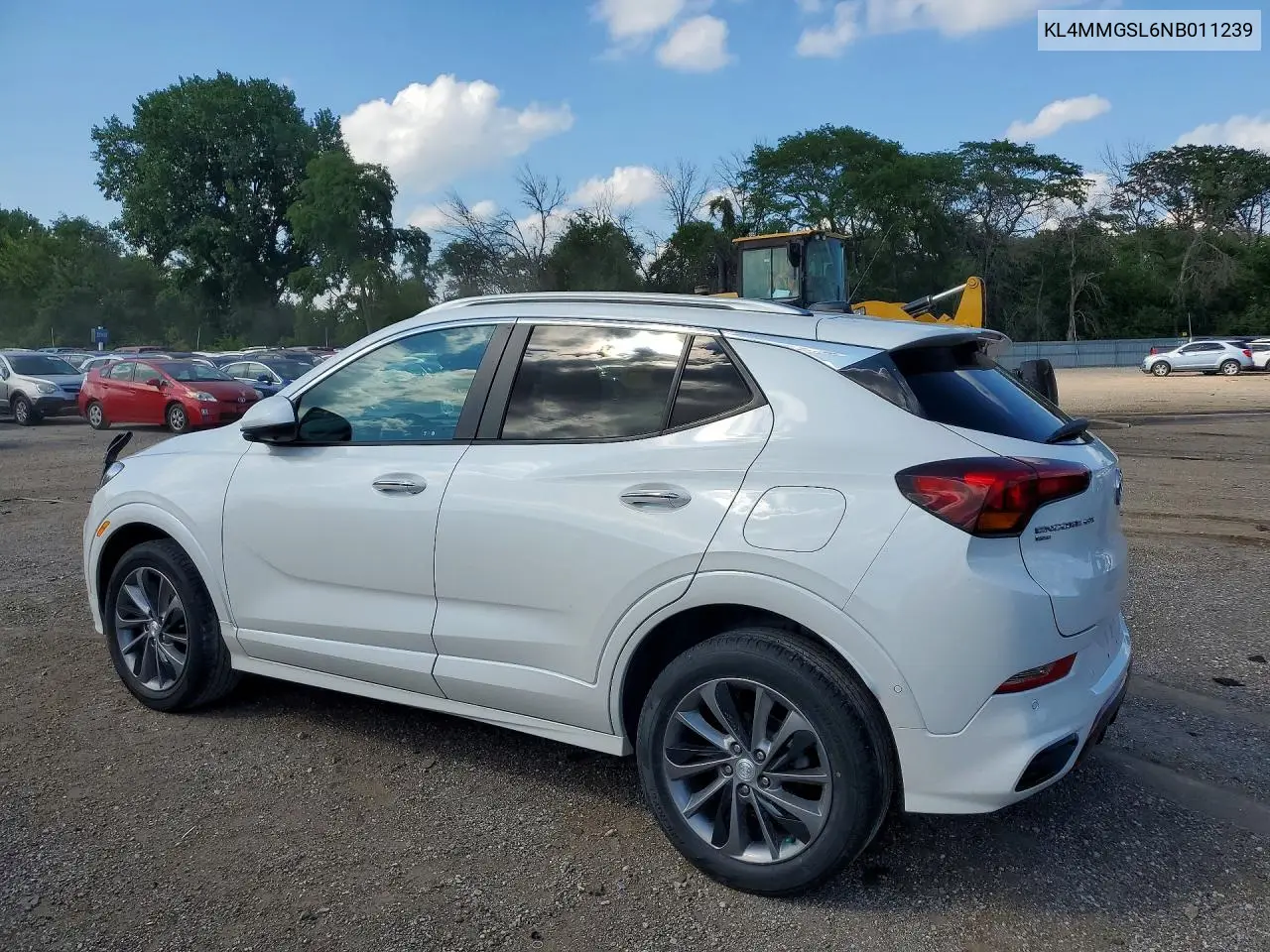 2022 Buick Encore Gx Essence VIN: KL4MMGSL6NB011239 Lot: 56596986