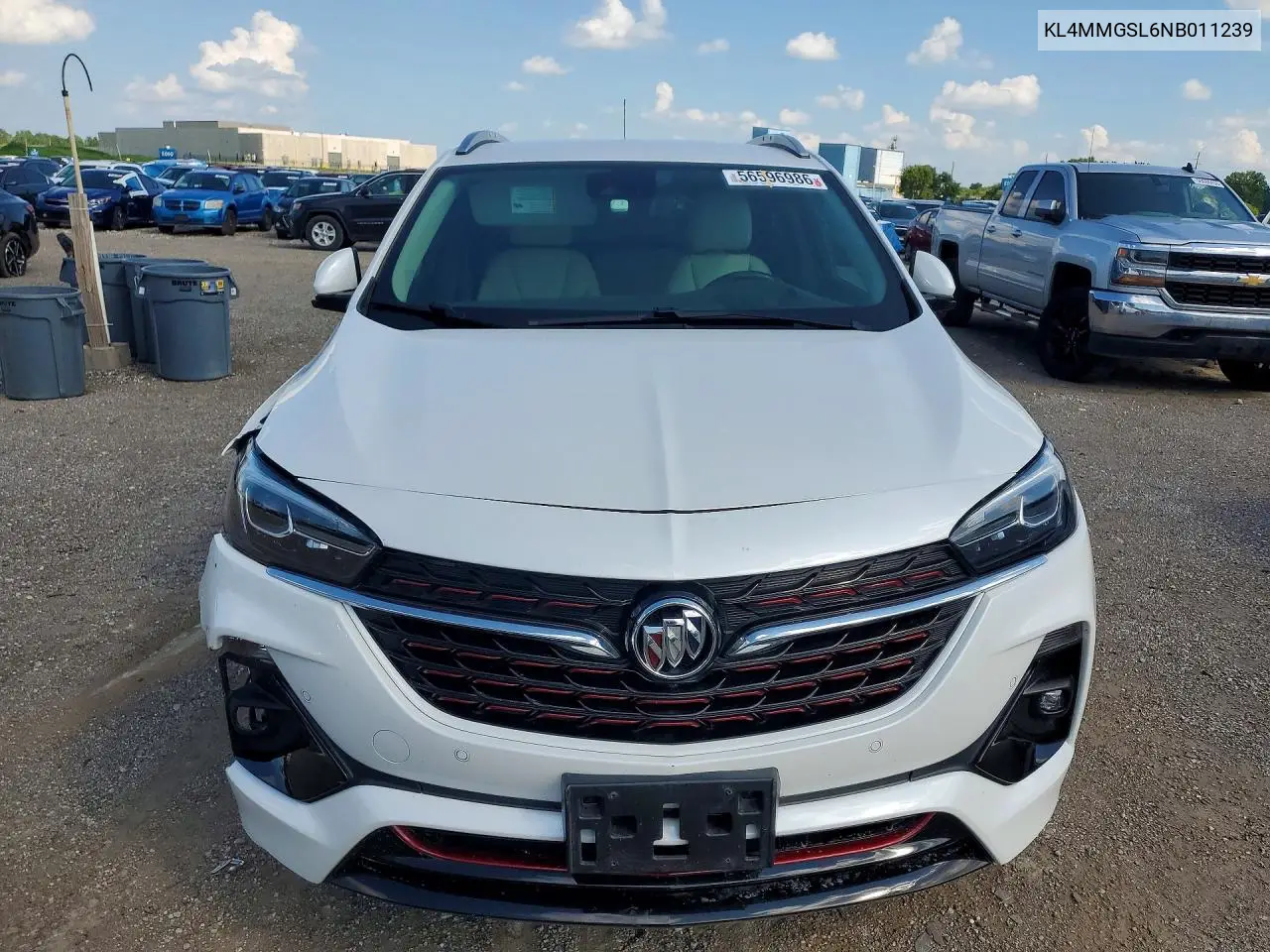 2022 Buick Encore Gx Essence VIN: KL4MMGSL6NB011239 Lot: 56596986