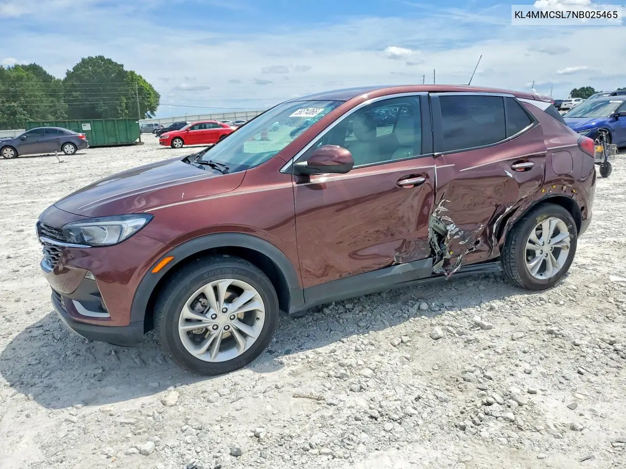 2022 Buick Encore Gx Preferred VIN: KL4MMCSL7NB025465 Lot: 58714066