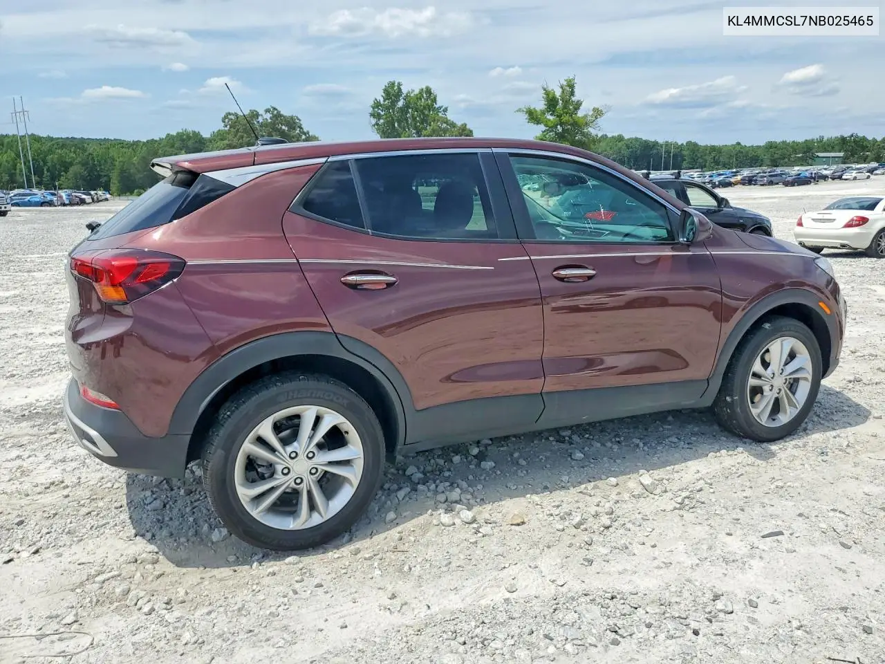 2022 Buick Encore Gx Preferred VIN: KL4MMCSL7NB025465 Lot: 58714066