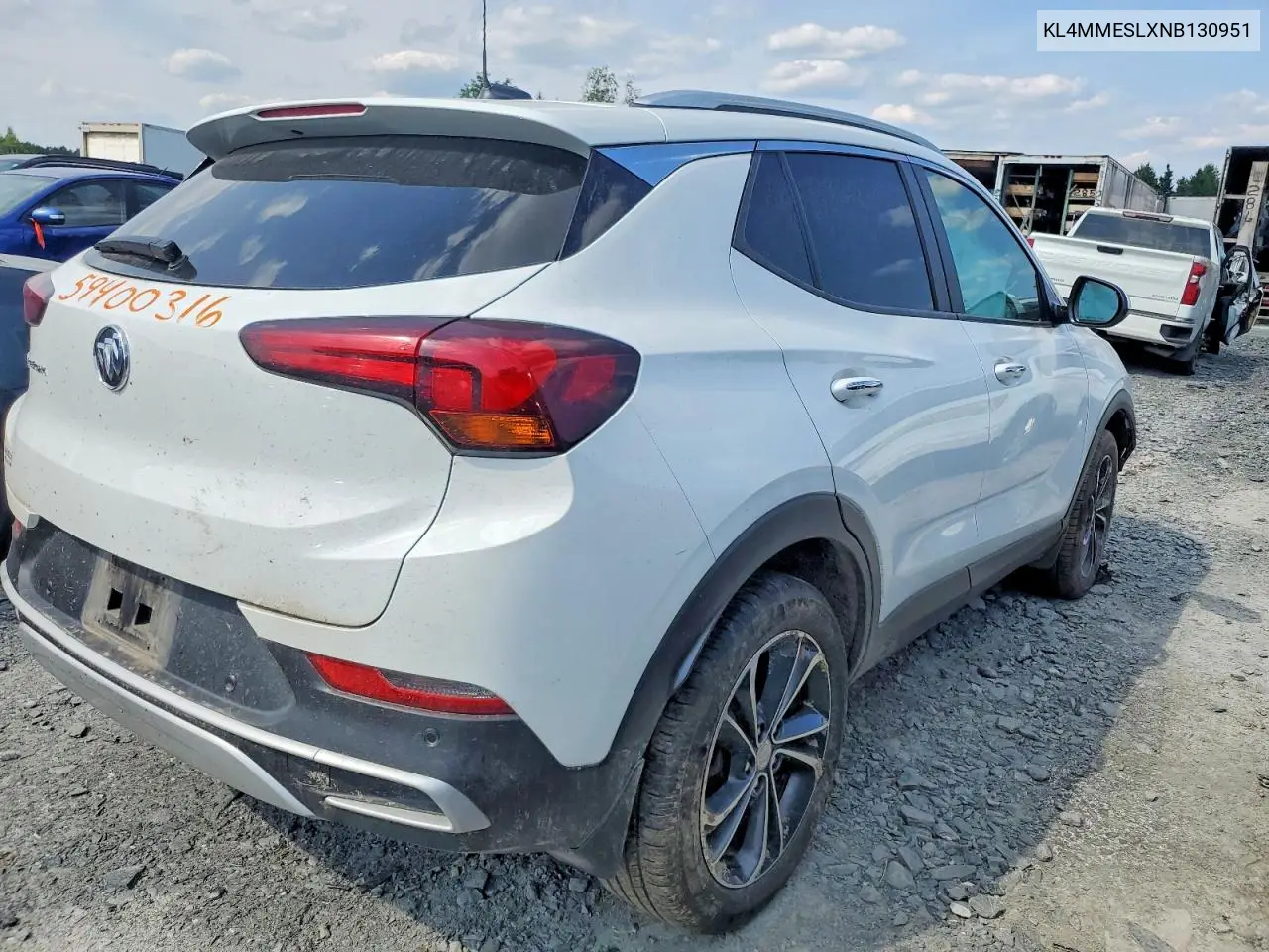 2022 Buick Encore Gx Select VIN: KL4MMESLXNB130951 Lot: 59400316