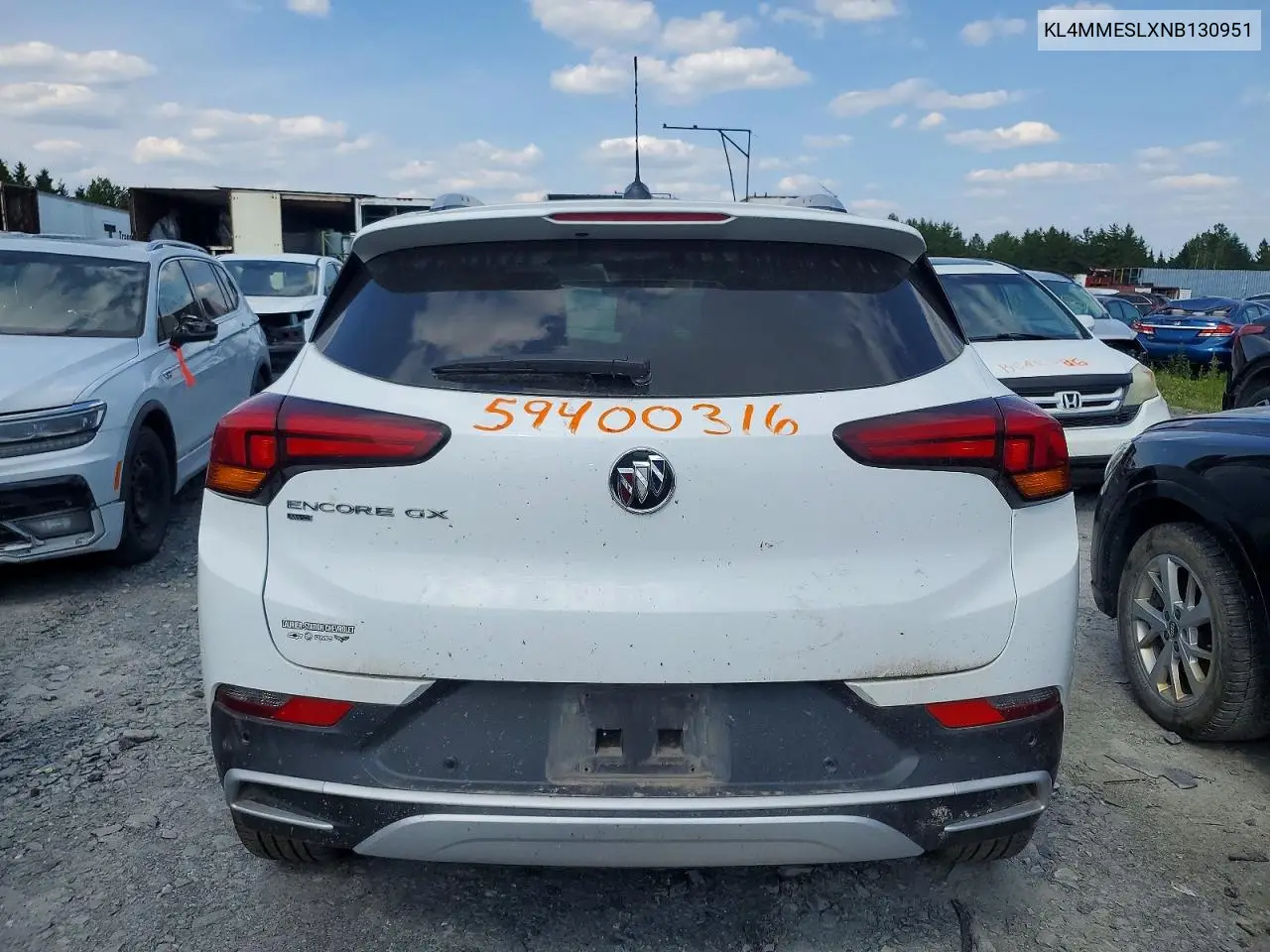 2022 Buick Encore Gx Select VIN: KL4MMESLXNB130951 Lot: 59400316