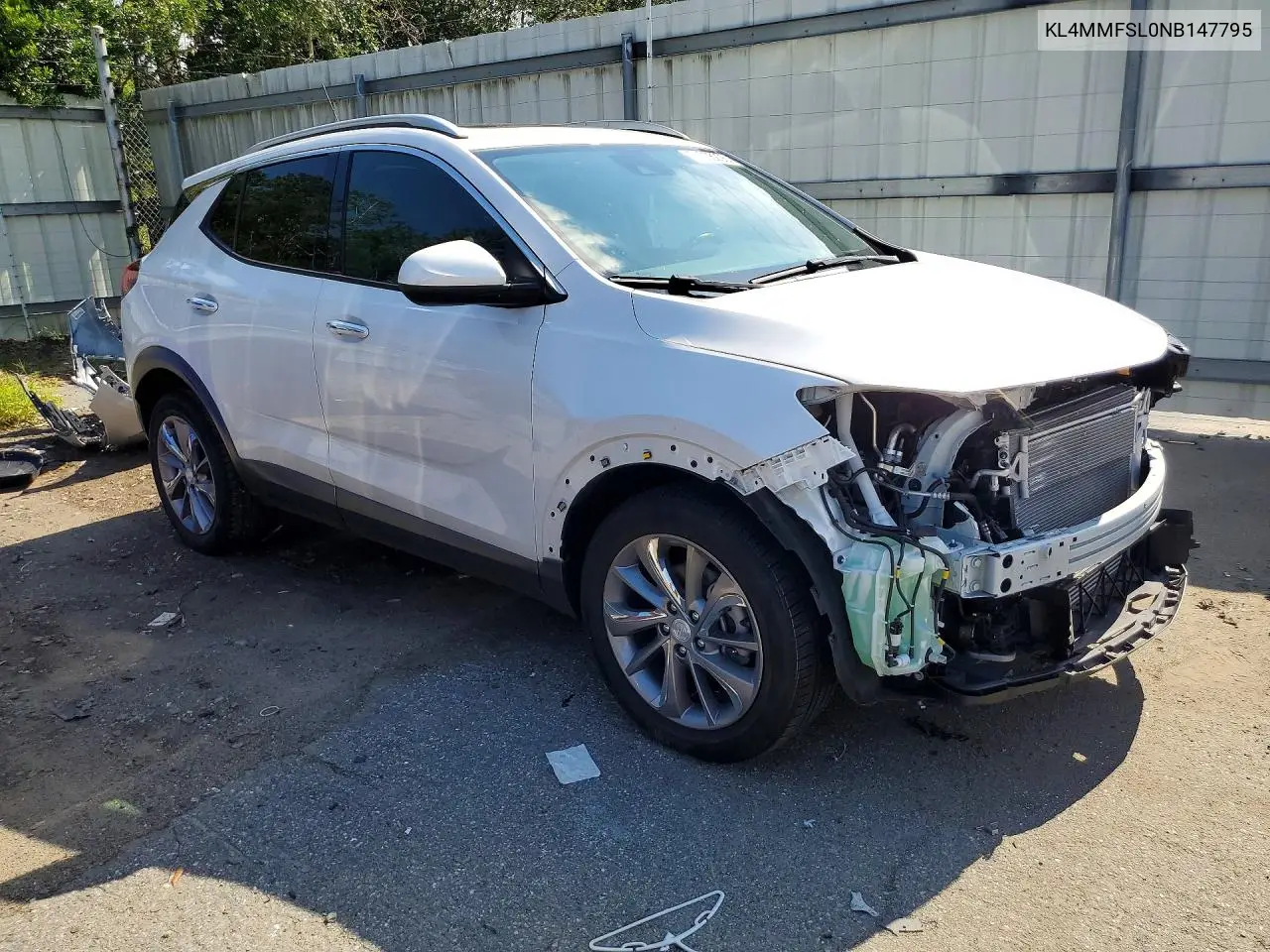 2022 Buick Encore Gx Essence VIN: KL4MMFSL0NB147795 Lot: 61036206
