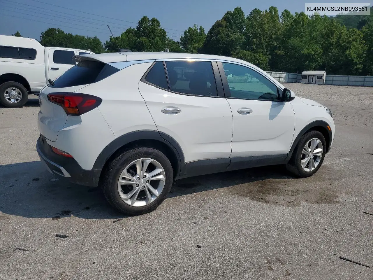 2022 Buick Encore Gx Preferred VIN: KL4MMCSL2NB093561 Lot: 61396836