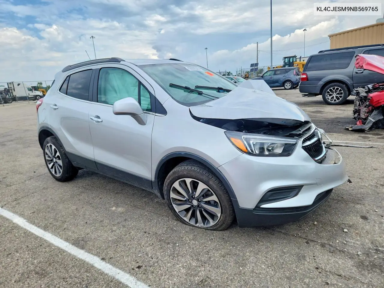 2022 Buick Encore Preferred VIN: KL4CJESM9NB569765 Lot: 62032336