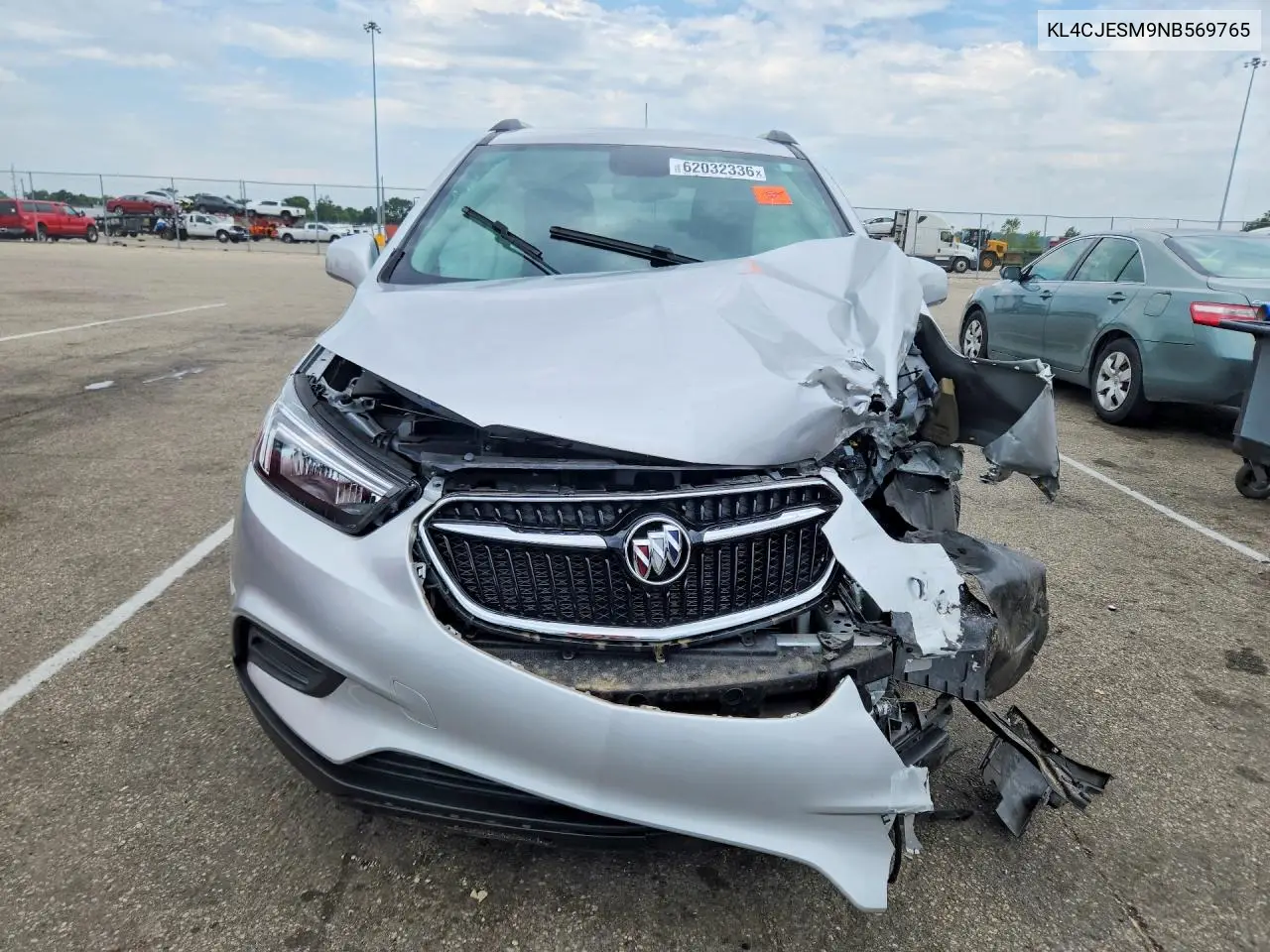 2022 Buick Encore Preferred VIN: KL4CJESM9NB569765 Lot: 62032336