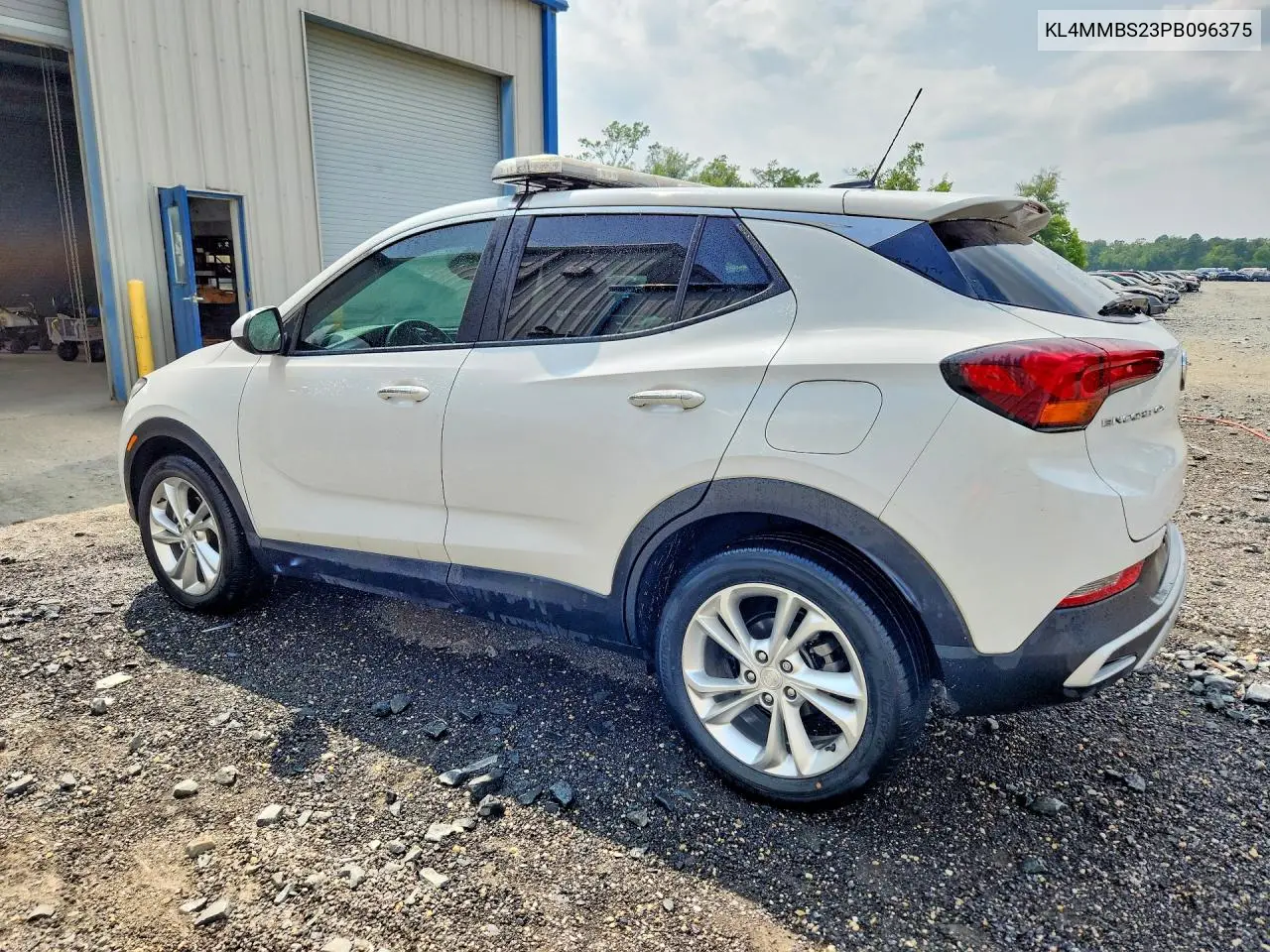 2023 Buick Encore Gx Preferred VIN: KL4MMBS23PB096375 Lot: 61421196