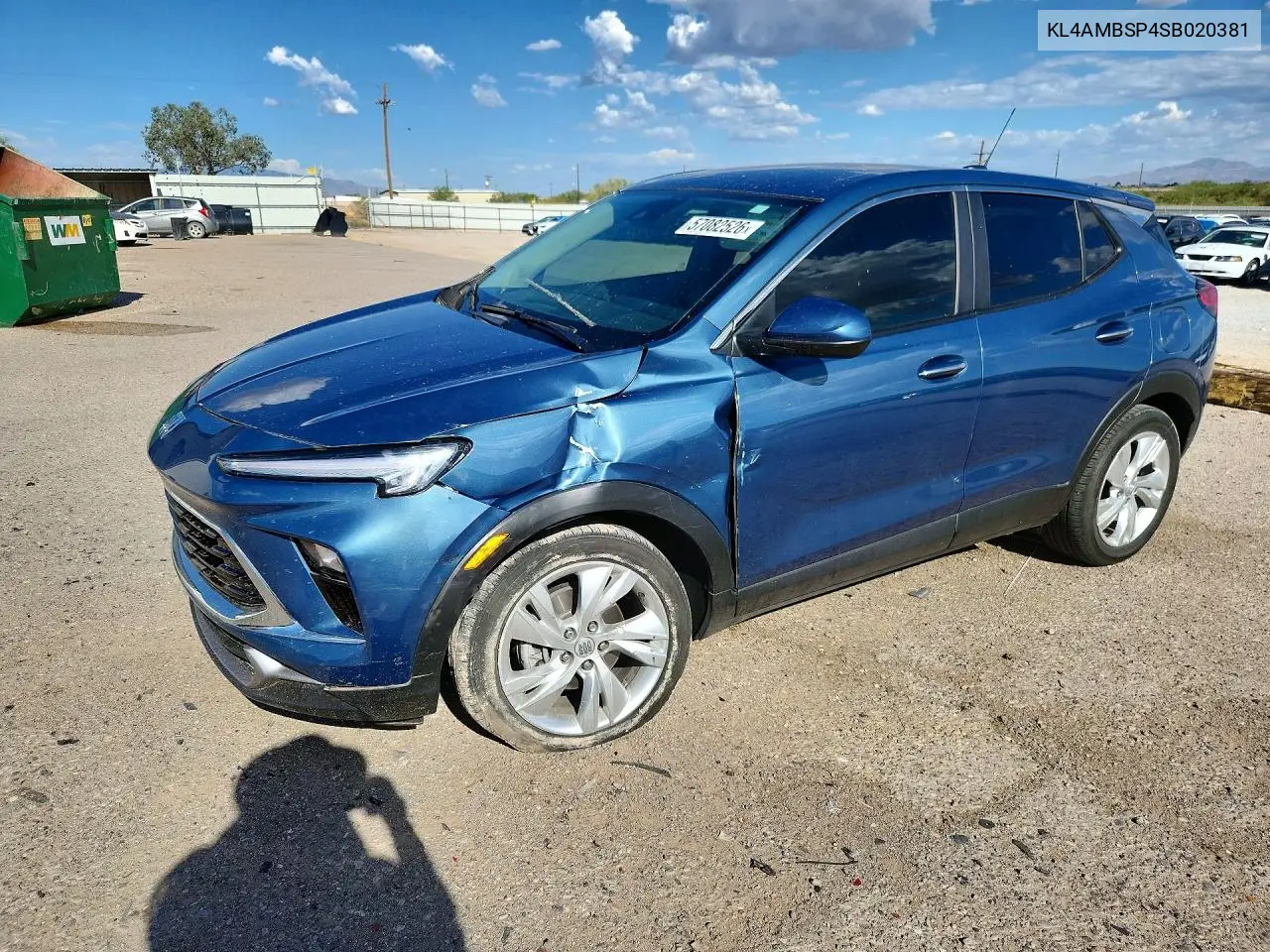 2025 Buick Encore Gx Preferred VIN: KL4AMBSP4SB020381 Lot: 57082526