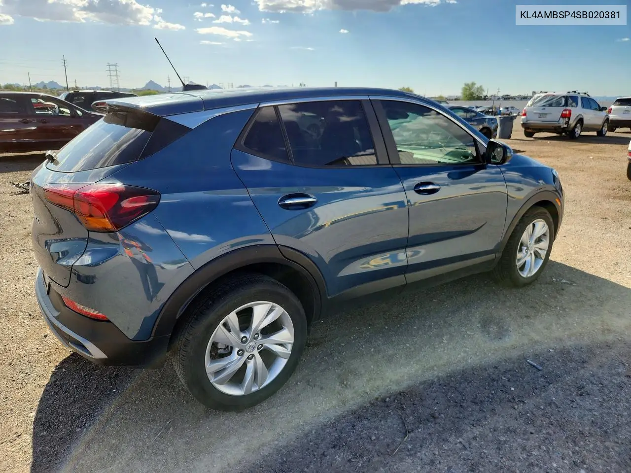 2025 Buick Encore Gx Preferred VIN: KL4AMBSP4SB020381 Lot: 57082526
