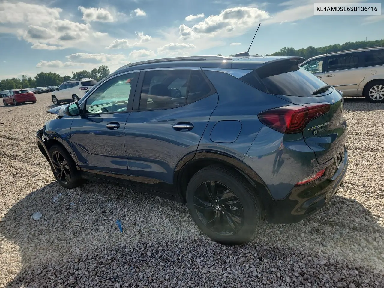 2025 Buick Encore Gx Sport Touring VIN: KL4AMDSL6SB136416 Lot: 60147626