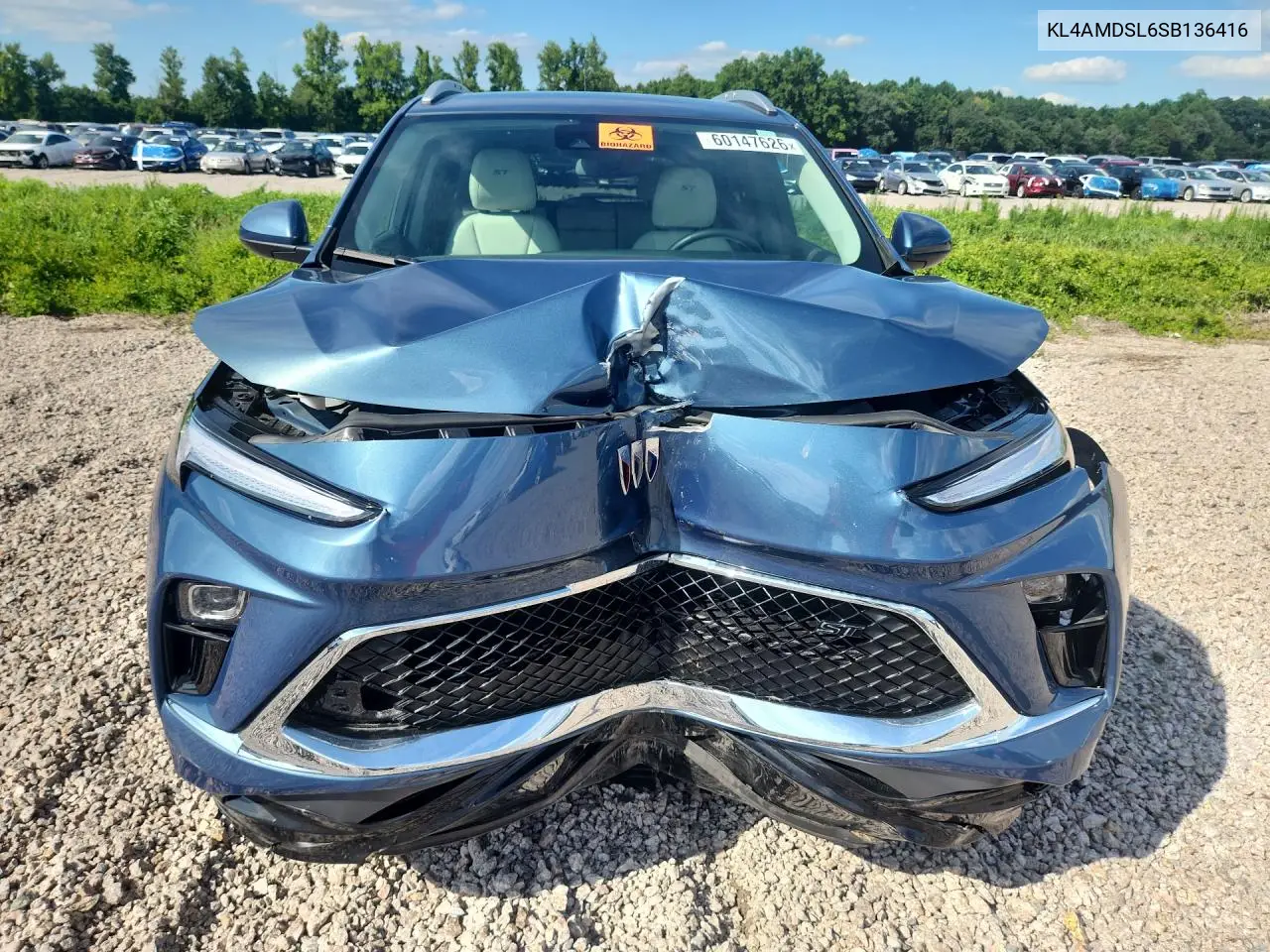 2025 Buick Encore Gx Sport Touring VIN: KL4AMDSL6SB136416 Lot: 60147626