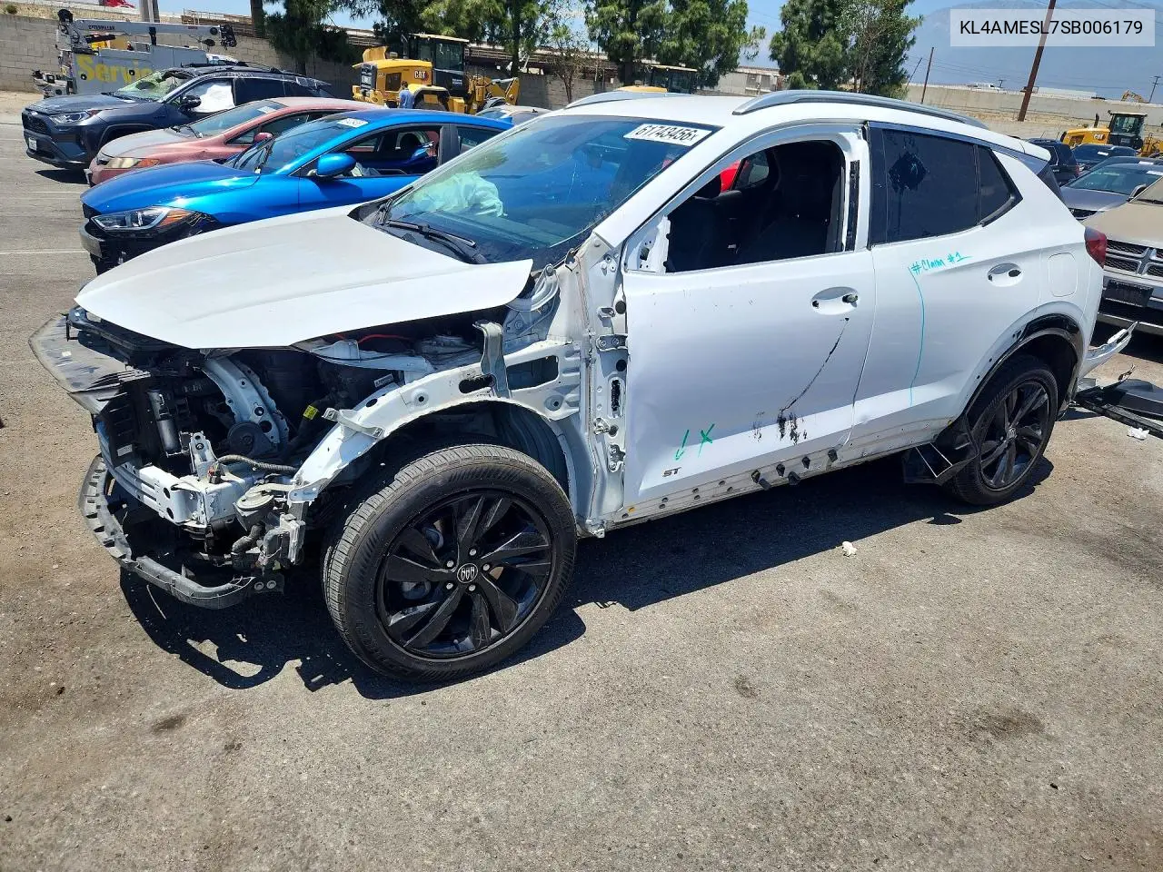 2025 Buick Encore Gx Sport Touring VIN: KL4AMESL7SB006179 Lot: 61743456