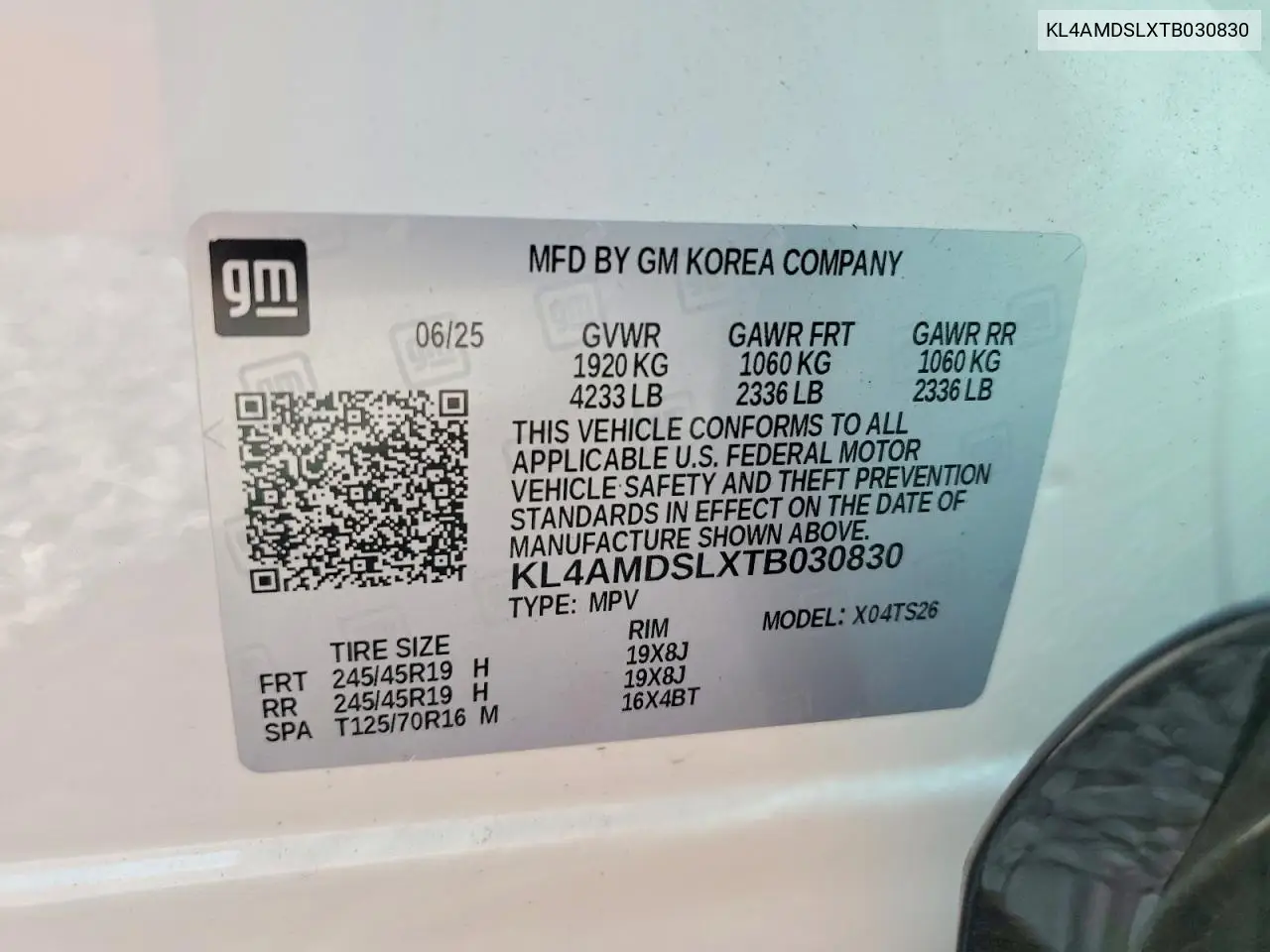 2026 Buick Encore Gx Sport Touring VIN: KL4AMDSLXTB030830 Lot: 56443006