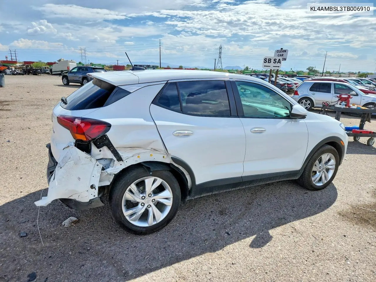 2026 Buick Encore Gx Preferred VIN: KL4AMBSL3TB006910 Lot: 60258426
