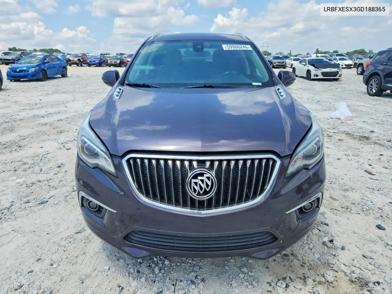 2016 Buick Envision Premium VIN: LRBFXESX3GD188365 Lot: 59986246