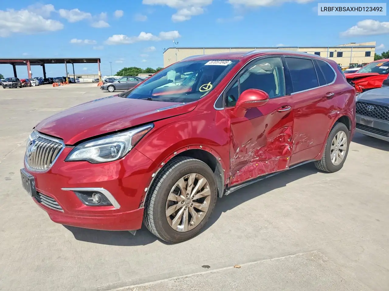 2017 Buick Envision Essence VIN: LRBFXBSAXHD123492 Lot: 57057046