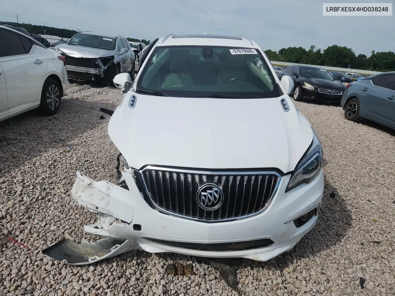 2017 Buick Envision Premium VIN: LRBFXESX4HD038248 Lot: 57670606
