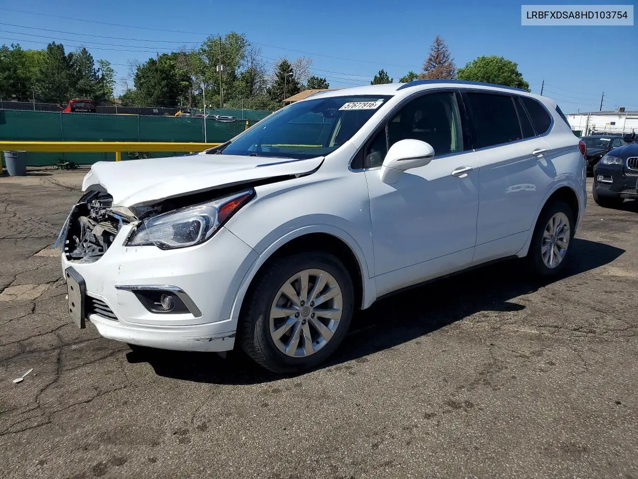 2017 Buick Envision Essence VIN: LRBFXDSA8HD103754 Lot: 57677916