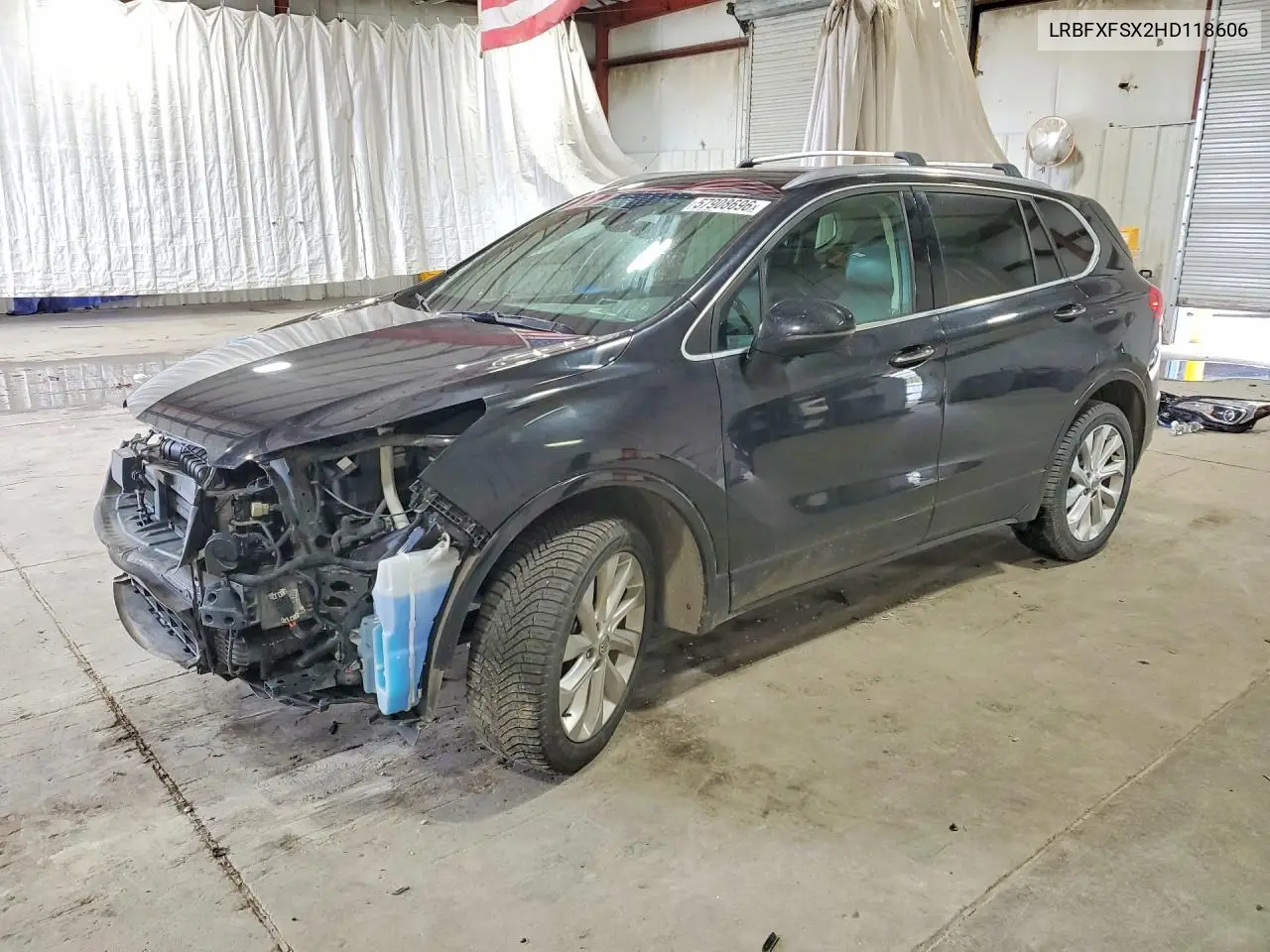 2017 Buick Envision Premium Ii VIN: LRBFXFSX2HD118606 Lot: 57908696