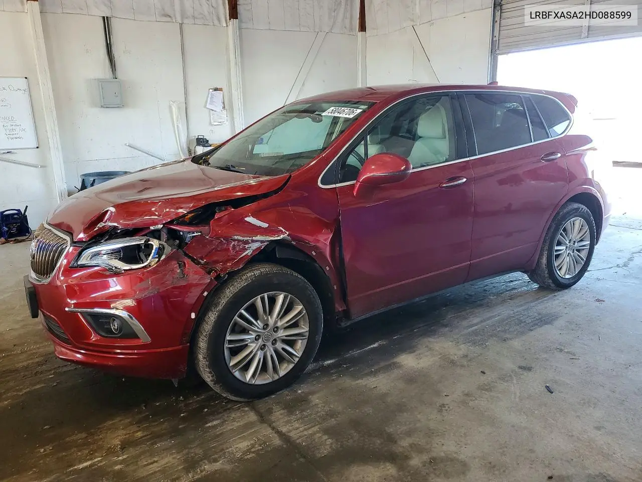 2017 Buick Envision Preferred VIN: LRBFXASA2HD088599 Lot: 58046706