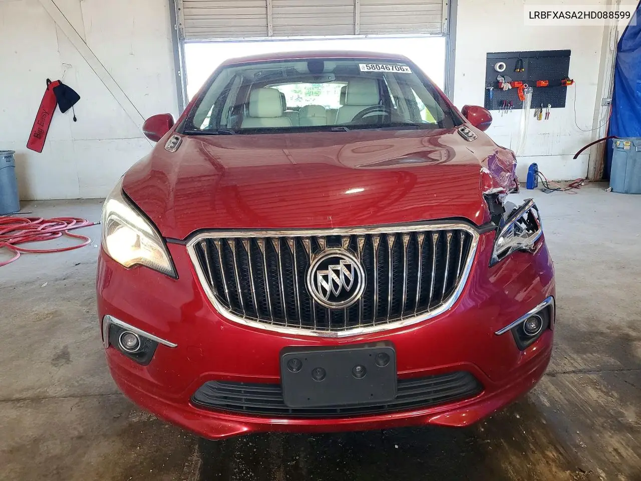 2017 Buick Envision Preferred VIN: LRBFXASA2HD088599 Lot: 58046706