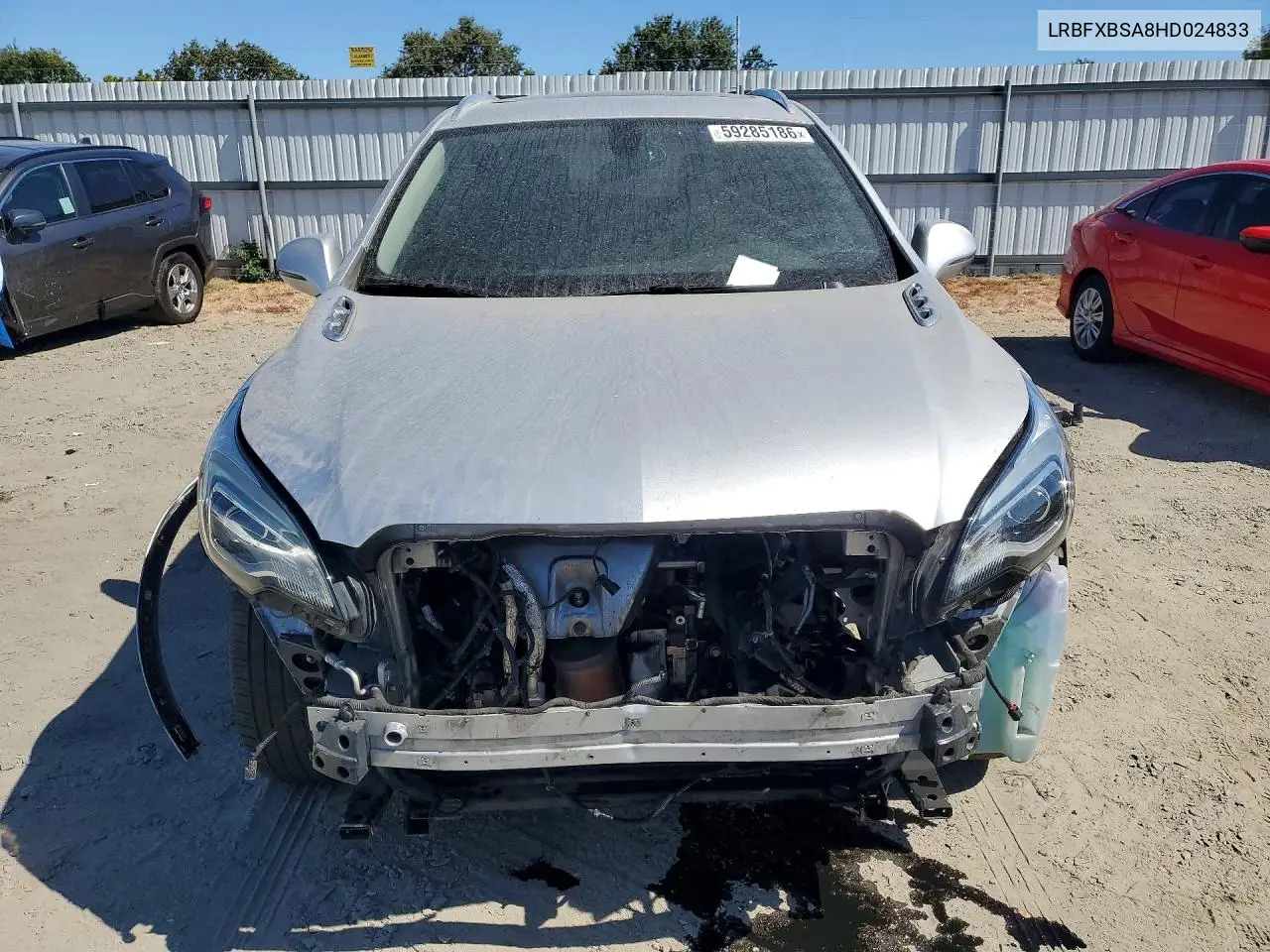 2017 Buick Envision Essence VIN: LRBFXBSA8HD024833 Lot: 59285186