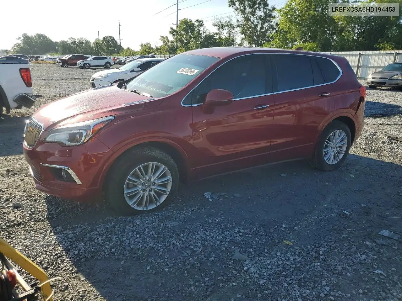 2017 Buick Envision VIN: LRBFXCSA6HD194453 Lot: 59303266