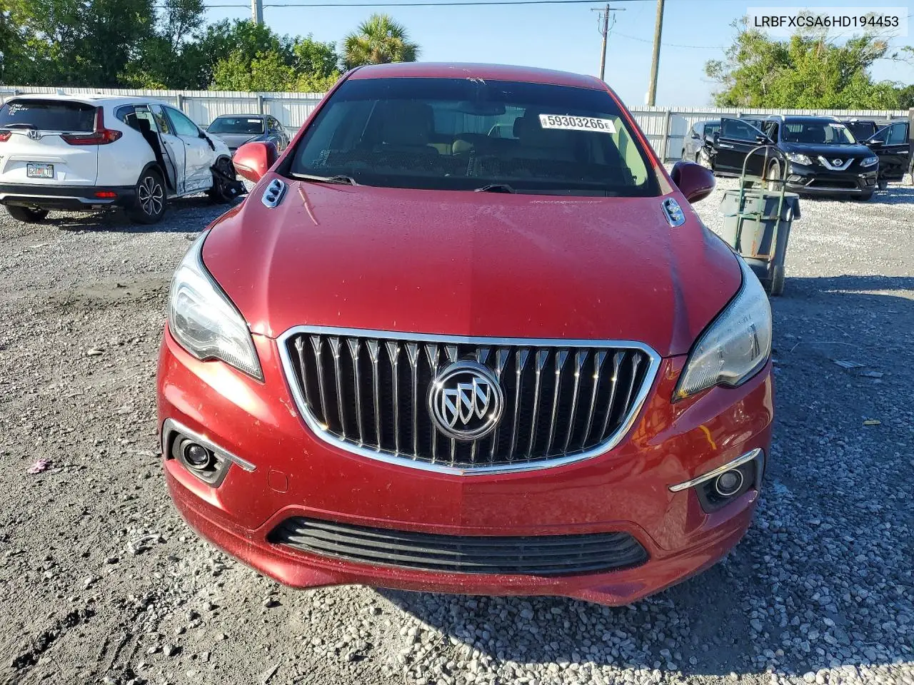 2017 Buick Envision VIN: LRBFXCSA6HD194453 Lot: 59303266