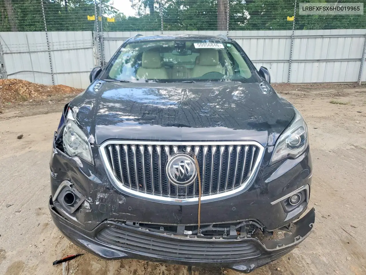 2017 Buick Envision Premium Ii VIN: LRBFXFSX6HD019965 Lot: 59956846