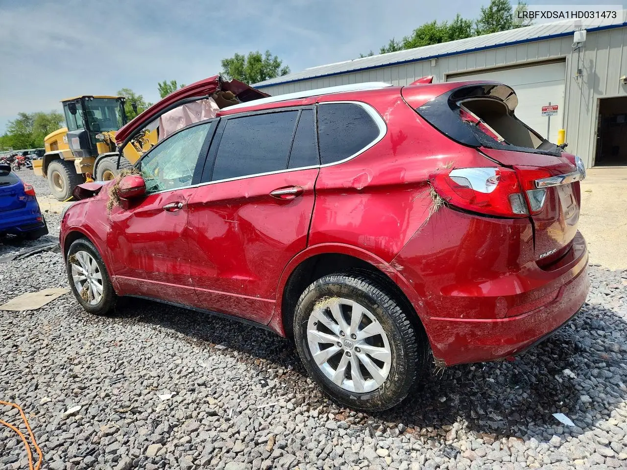 2017 Buick Envision Essence VIN: LRBFXDSA1HD031473 Lot: 59984896