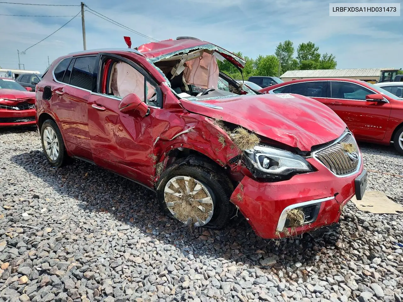 2017 Buick Envision Essence VIN: LRBFXDSA1HD031473 Lot: 59984896