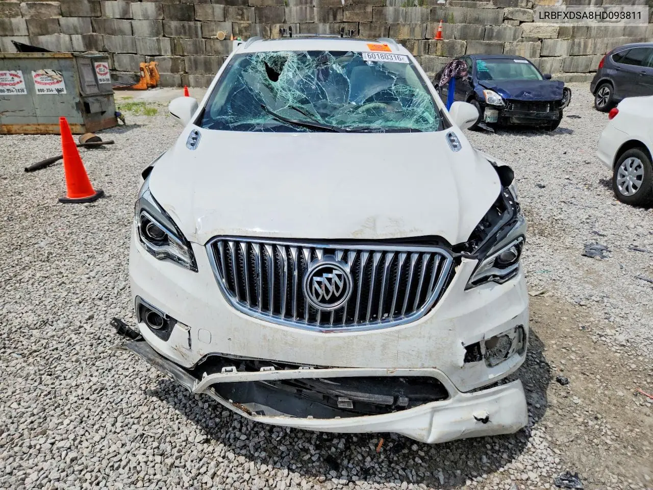 2017 Buick Envision Essence VIN: LRBFXDSA8HD093811 Lot: 60180316