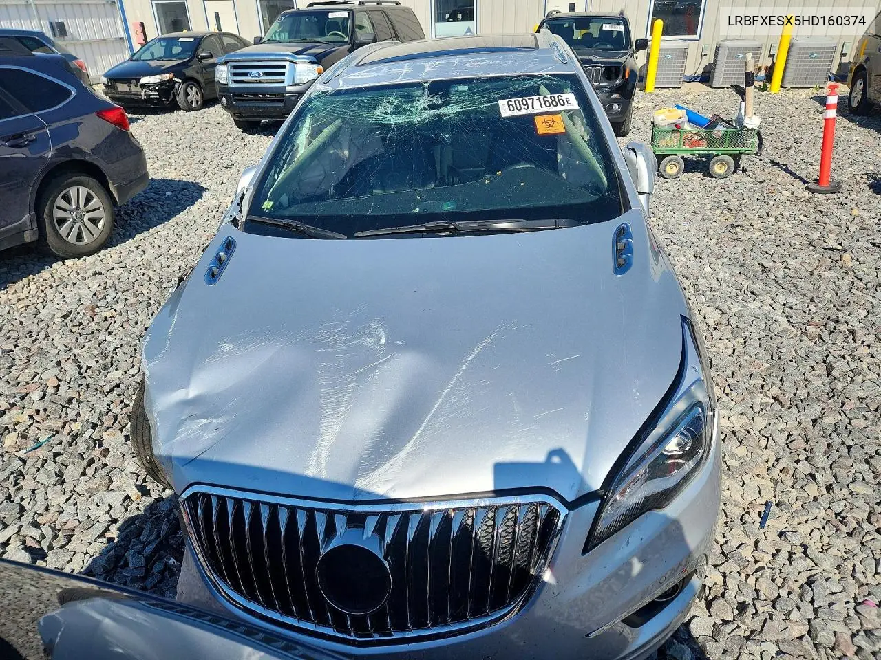 2017 Buick Envision Premium VIN: LRBFXESX5HD160374 Lot: 60971686