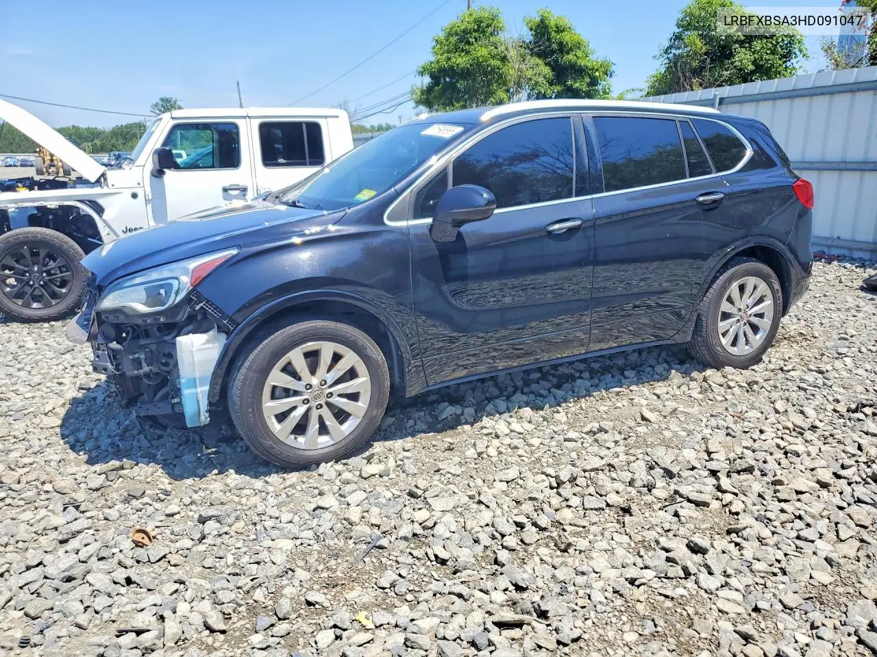 2017 Buick Envision Essence VIN: LRBFXBSA3HD091047 Lot: 61598666