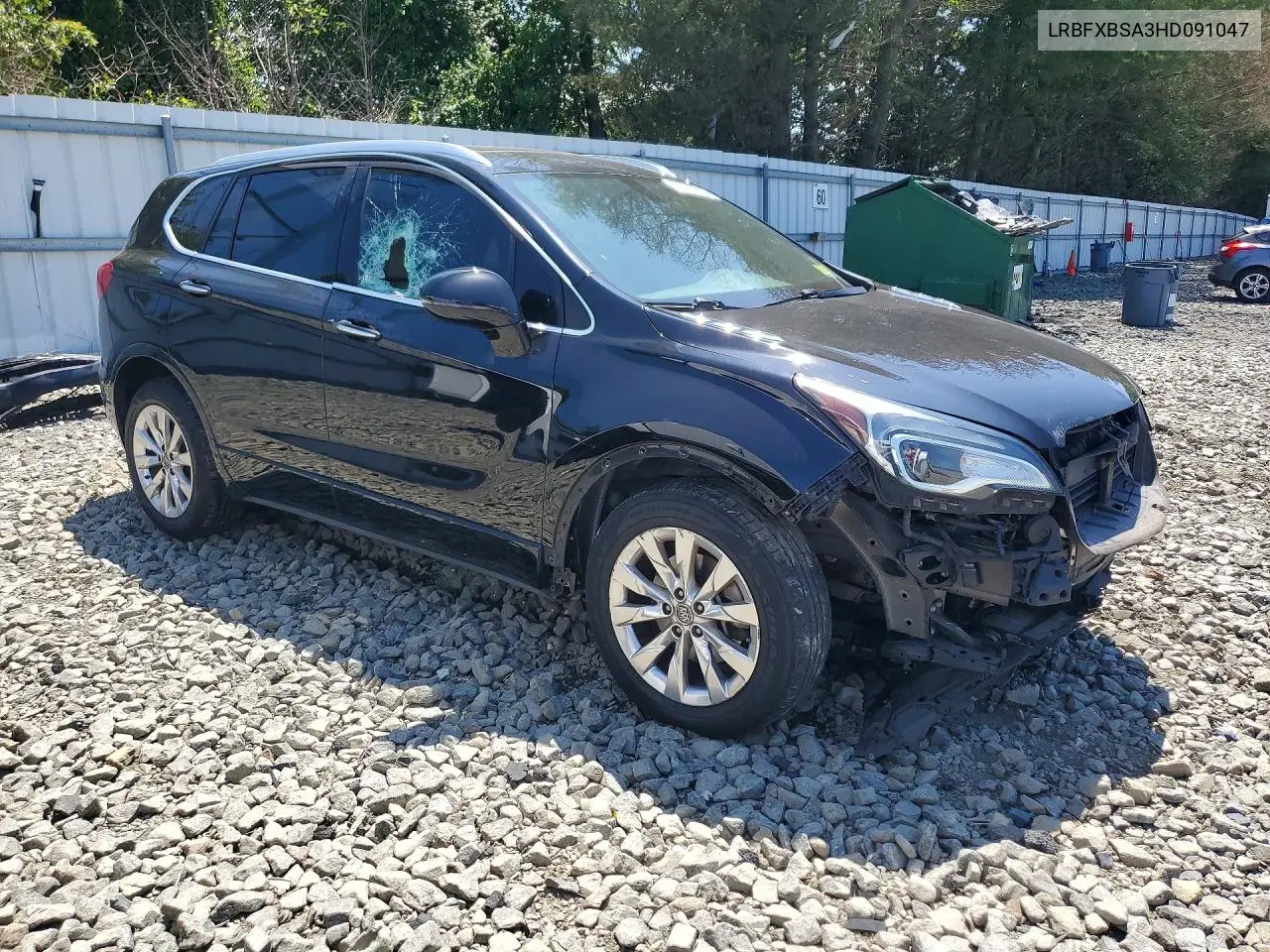 2017 Buick Envision Essence VIN: LRBFXBSA3HD091047 Lot: 61598666