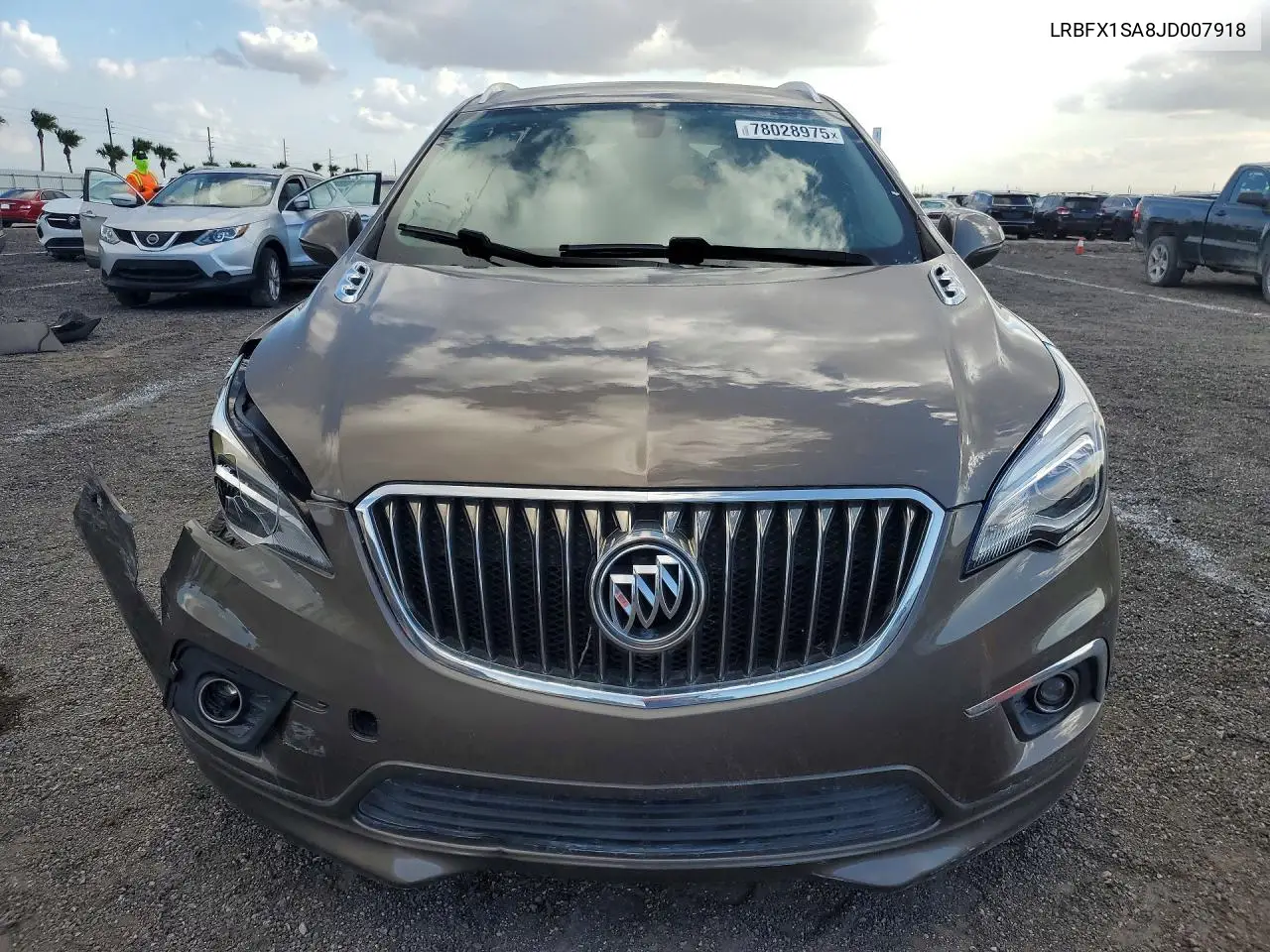 2018 Buick Envision Essence VIN: LRBFX1SA8JD007918 Lot: 78028975
