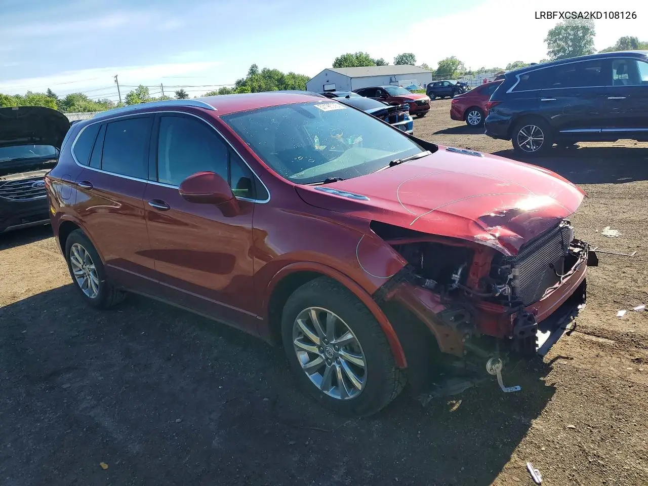 2019 Buick Envision Essence VIN: LRBFXCSA2KD108126 Lot: 57190056
