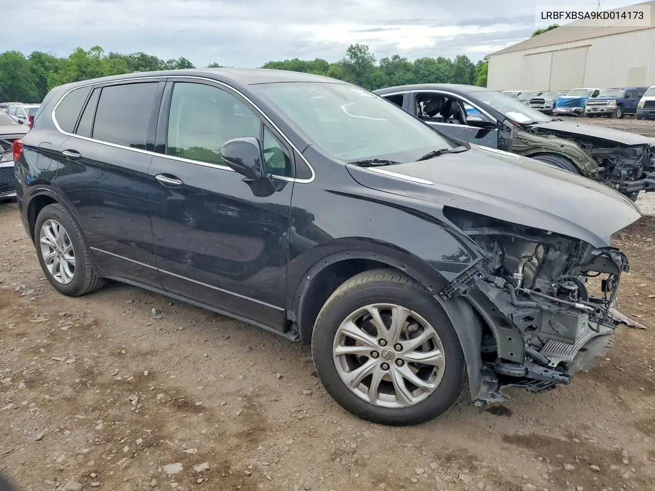 2019 Buick Envision Preferred VIN: LRBFXBSA9KD014173 Lot: 57721636