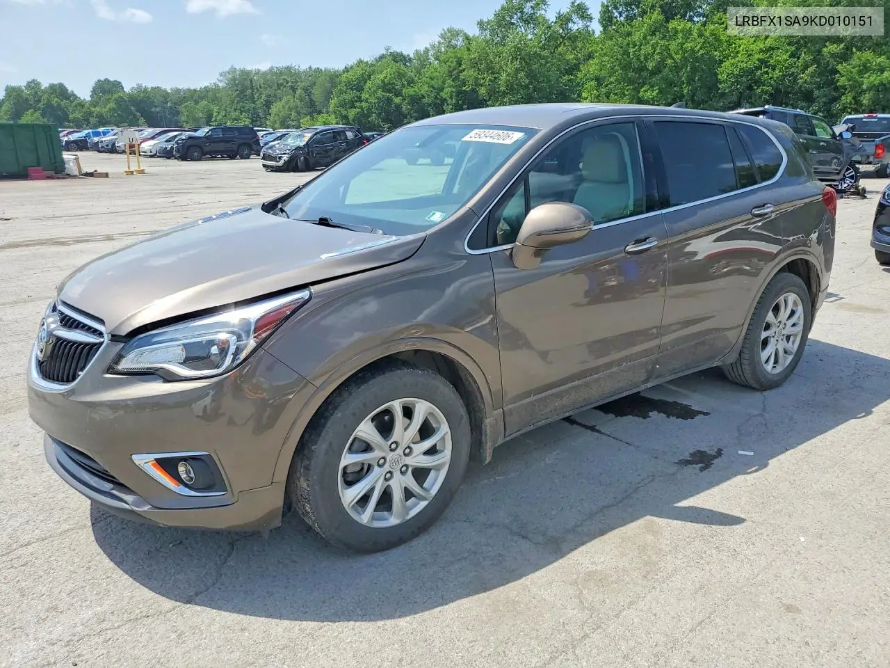 2019 Buick Envision Preferred VIN: LRBFX1SA9KD010151 Lot: 59344606