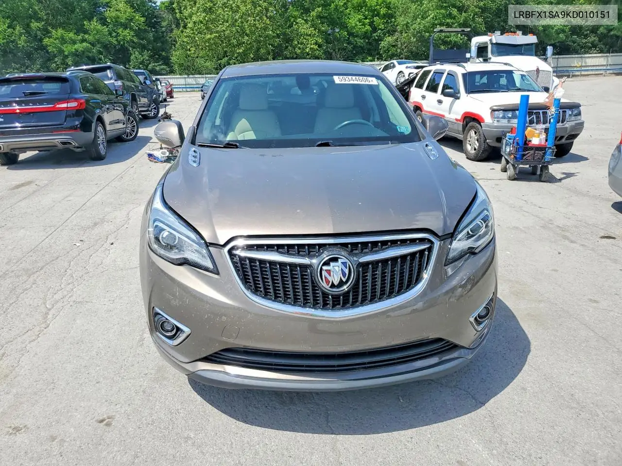 2019 Buick Envision Preferred VIN: LRBFX1SA9KD010151 Lot: 59344606