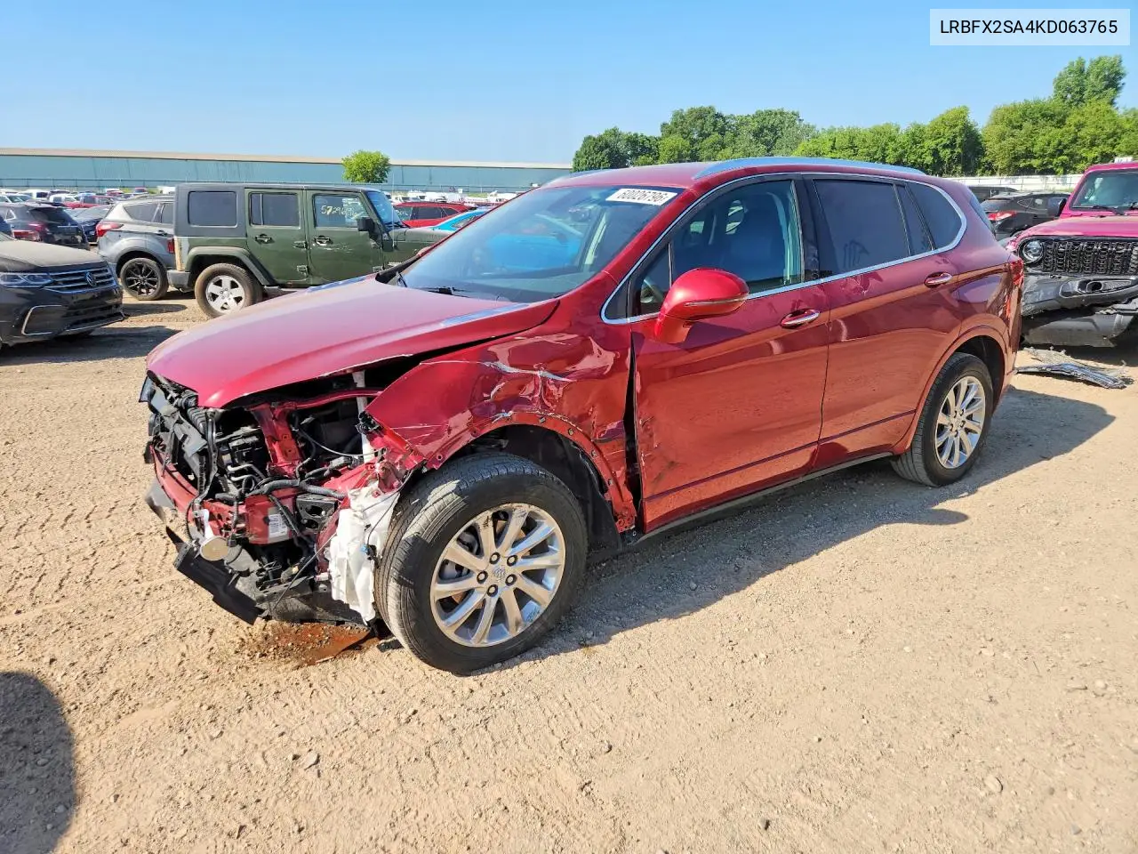 2019 Buick Envision Essence VIN: LRBFX2SA4KD063765 Lot: 60026796