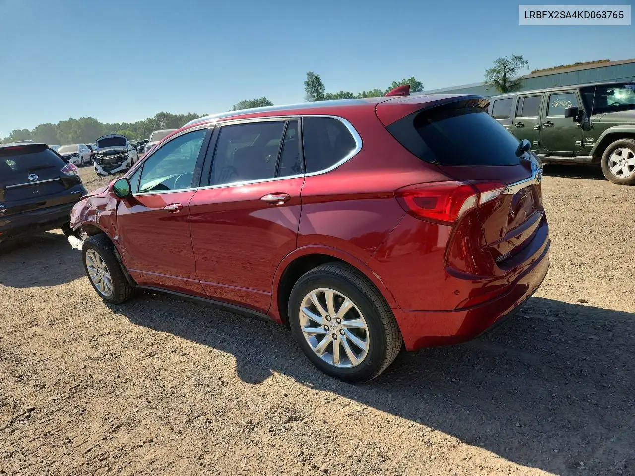 2019 Buick Envision Essence VIN: LRBFX2SA4KD063765 Lot: 60026796