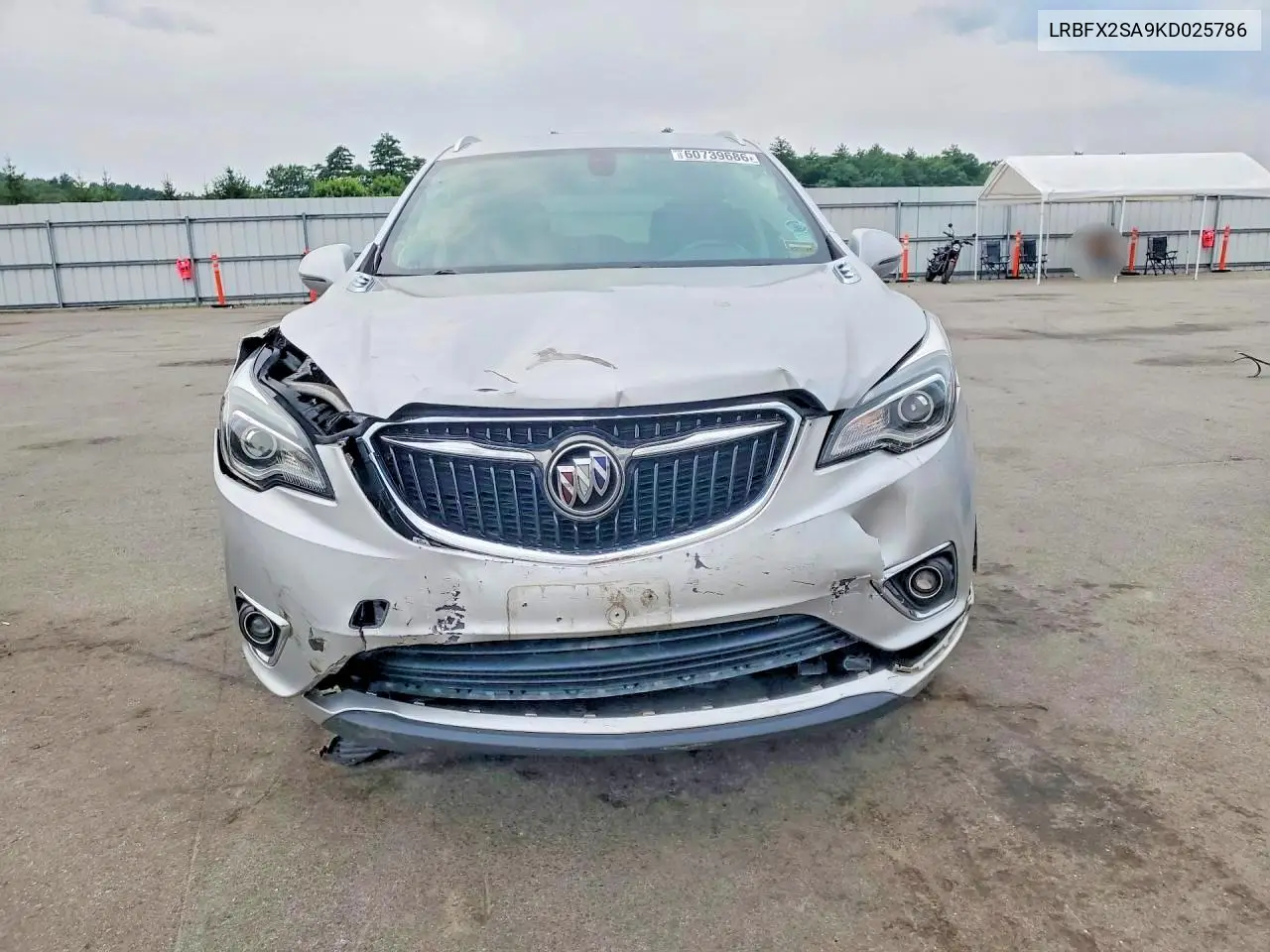 2019 Buick Envision Essence VIN: LRBFX2SA9KD025786 Lot: 60739686