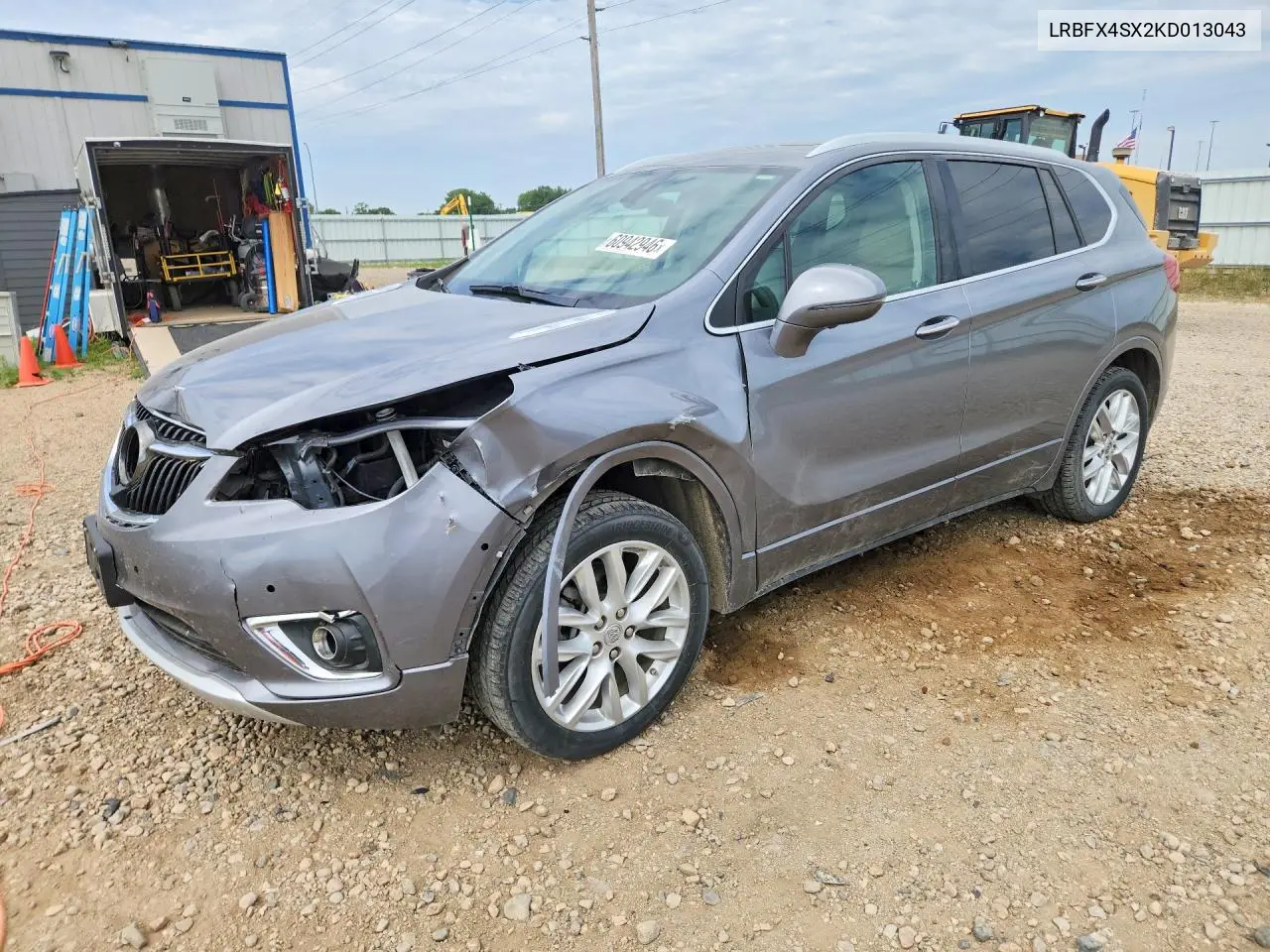2019 Buick Envision Premium Ii VIN: LRBFX4SX2KD013043 Lot: 60942946