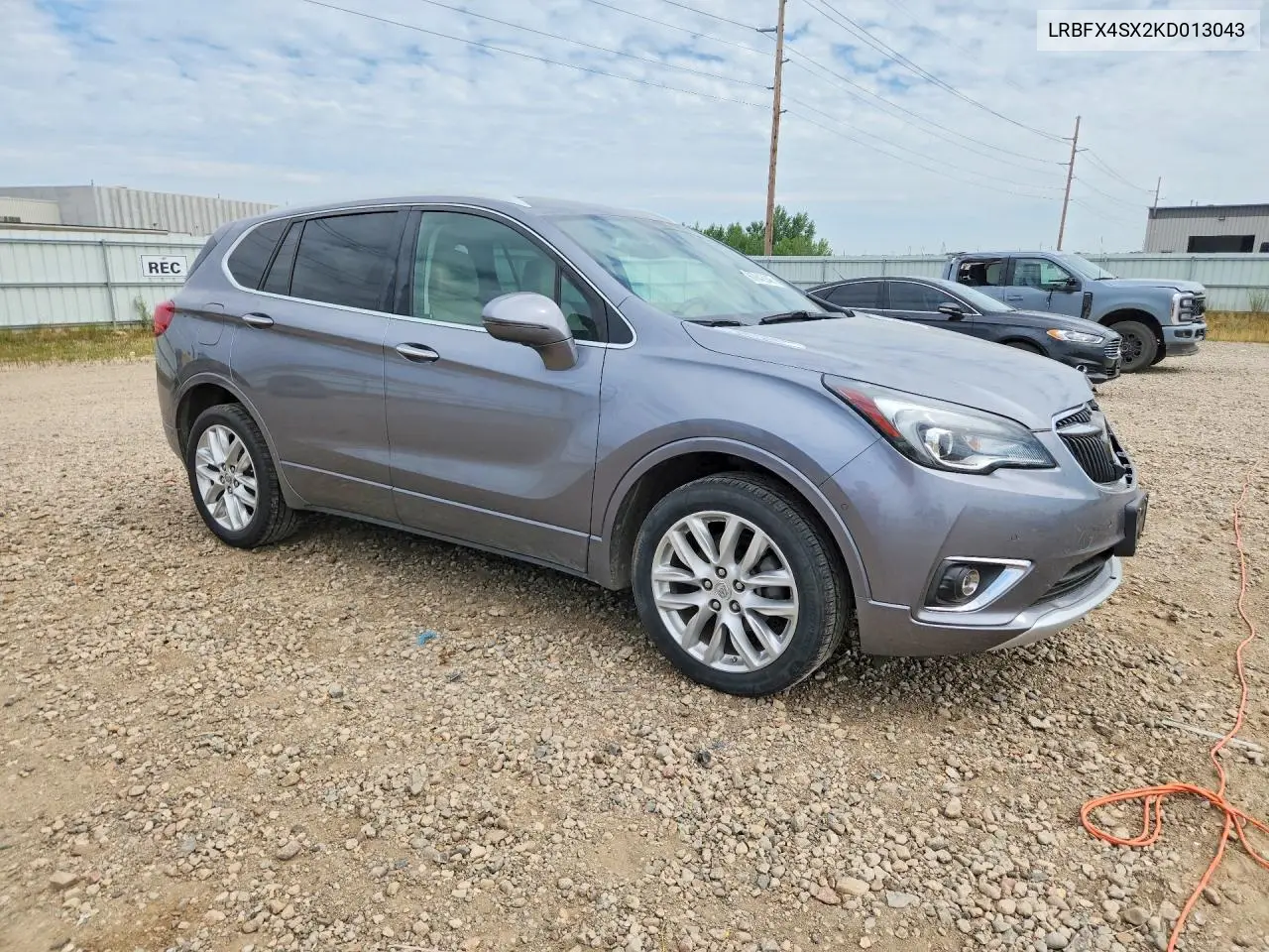2019 Buick Envision Premium Ii VIN: LRBFX4SX2KD013043 Lot: 60942946