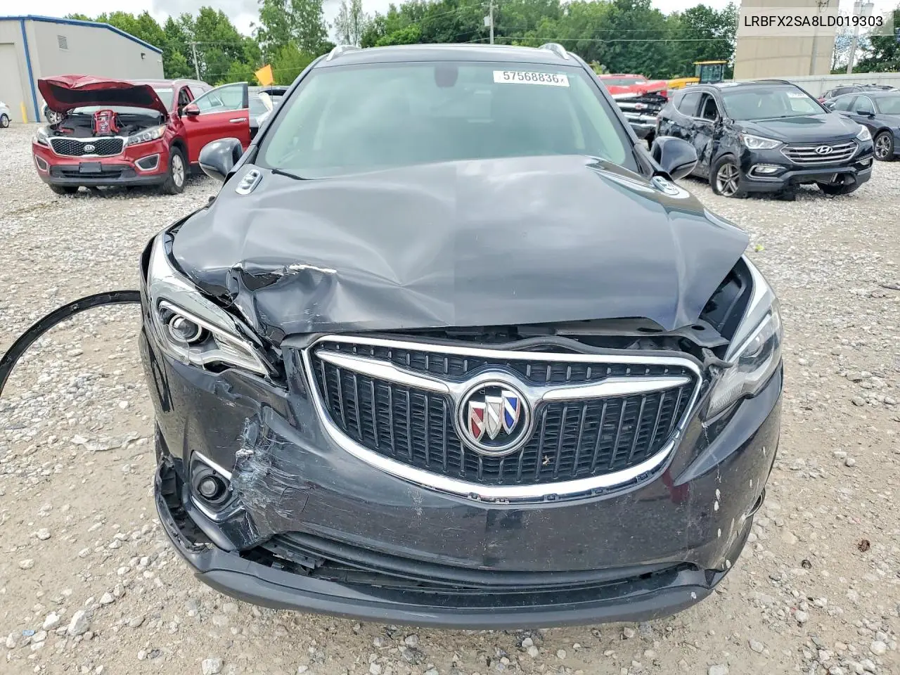 2020 Buick Envision Essence VIN: LRBFX2SA8LD019303 Lot: 57568836