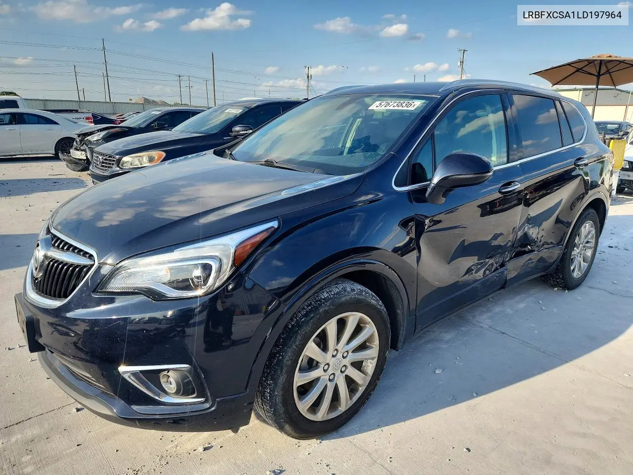 2020 Buick Envision Essence VIN: LRBFXCSA1LD197964 Lot: 57673836
