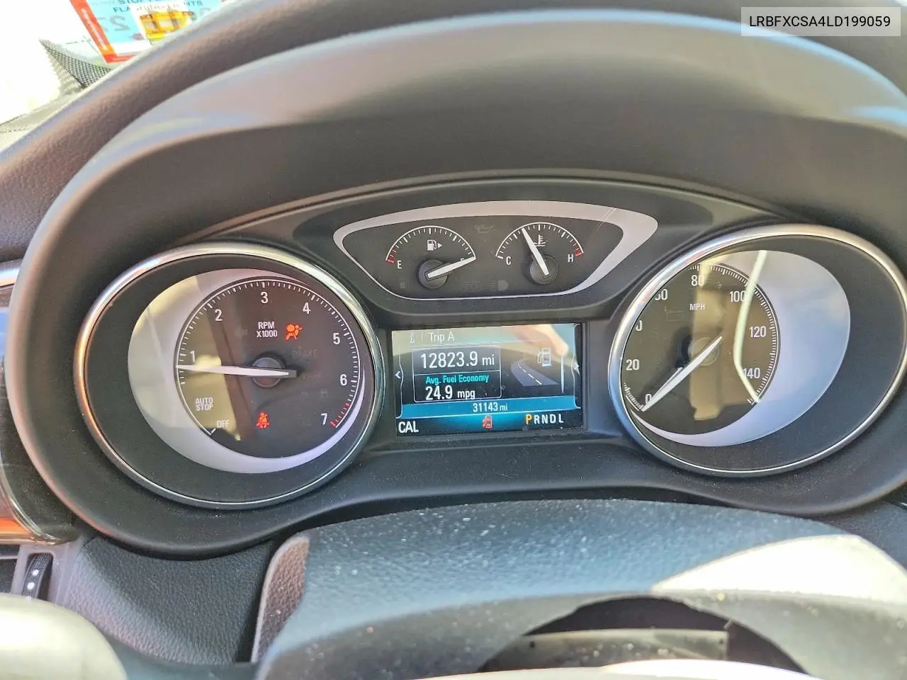 2020 Buick Envision Essence VIN: LRBFXCSA4LD199059 Lot: 58396596